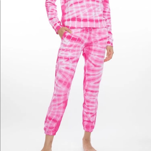 Generation Love Isla Tie-Dye Sweatpants pink/white NEW NWT - Picture 2 of 3